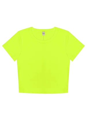 Rovitex - Blusa Cropped Ribana Básica Verde - ROVITEX