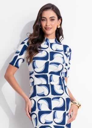Farm - Blusa Cropped Tuca Tropical Off White - FARM