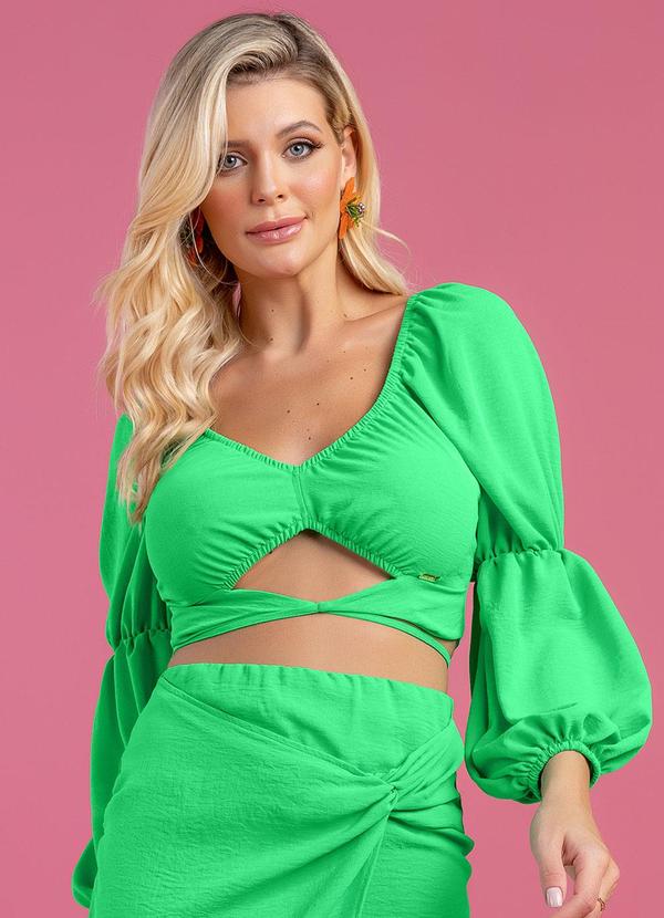Angel - Blusa Cropped Verde