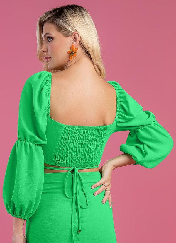 Angel - Blusa Cropped  Verde 2