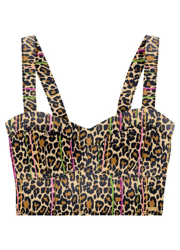 Angel - Blusa Cropped Viscose Estampado 5