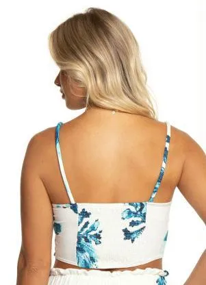 Endless - Blusa Curta de Alça Azul - ENDLESS