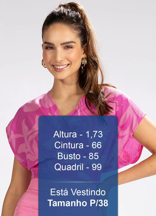Colcci - Blusa em Malha Jacquard Rosa 5