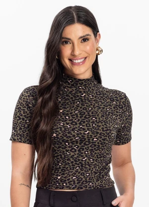 Infinita Cor - Blusa Feminina Bege - INFINITA COR