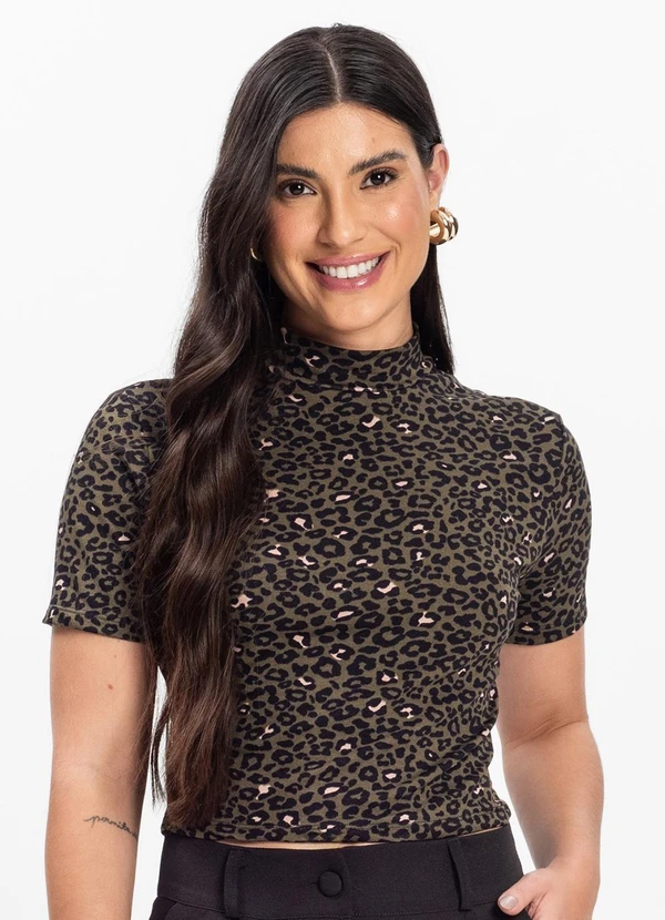 Infinita Cor - Blusa Feminina Bege