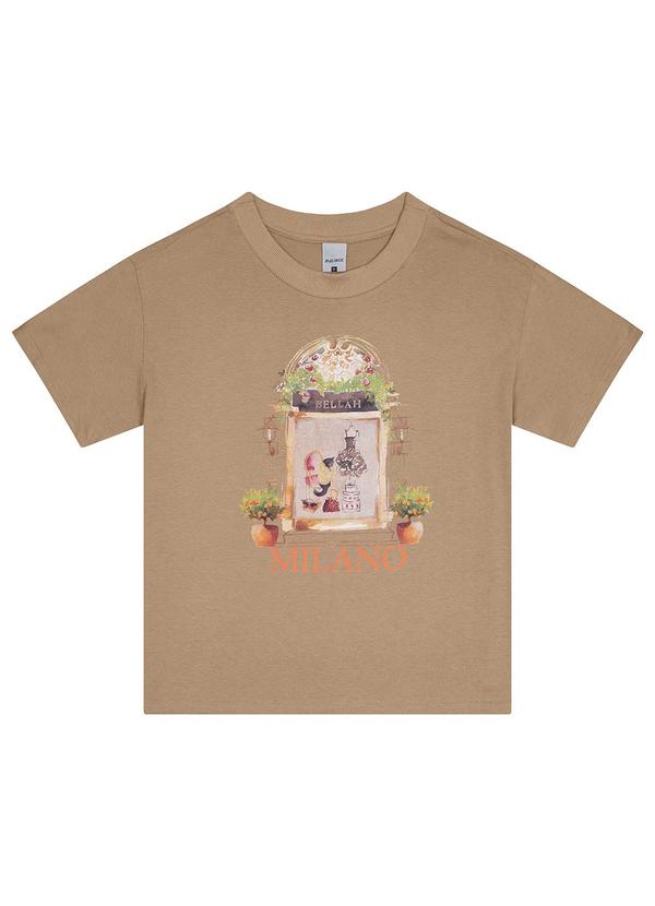 Malwee - Blusa Feminina Box Milano Marrom