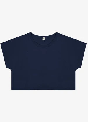 Select - Blusa Feminina com Manga Morcego Azul - SELECT