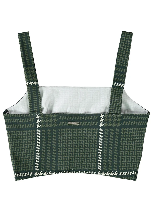 Enfim - Blusa Feminina Cropped Verde 2