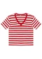 Rovitex - Blusa Feminina em Ribana de Viscose Marrom - variação: Vermelho