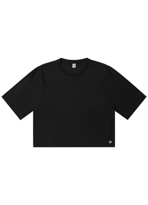 Rovitex - Blusa Feminina em Twill Cey Preto - ROVITEX