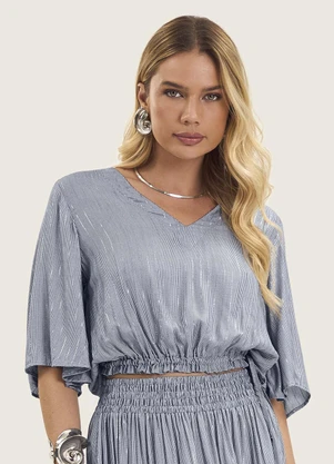 Endless - Blusa Feminina Manga 3/4 Azul - ENDLESS