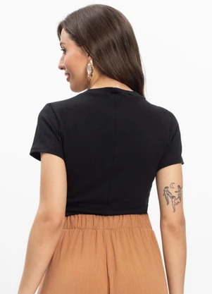 Infinita Cor - Blusa Feminina Preto - INFINITA COR