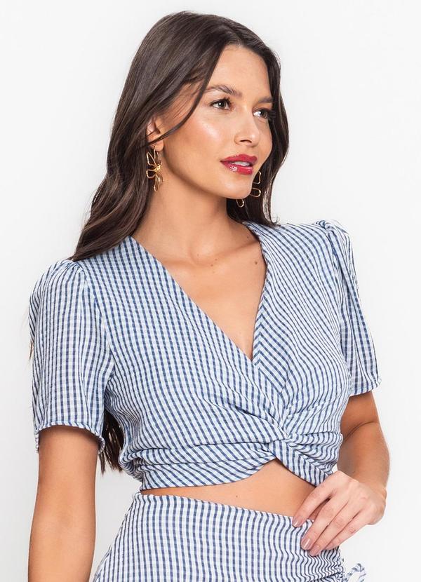 Endless - Blusa Feminina Transpassada Air Flow Azul