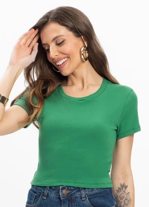Infinita Cor - Blusa Feminina Verde - INFINITA COR