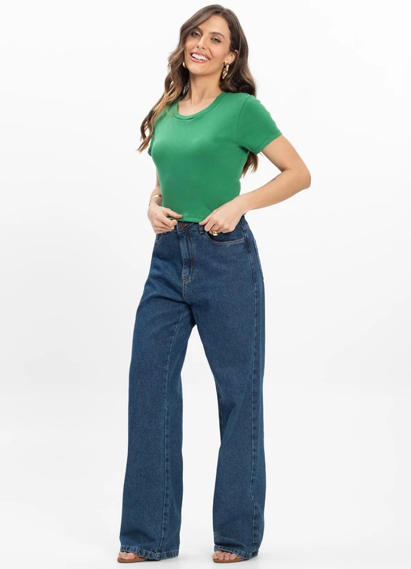 Infinita Cor - Blusa Feminina Verde 3