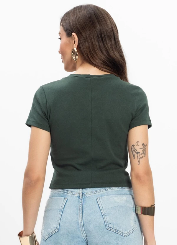 Infinita Cor - Blusa Feminina Verde 2