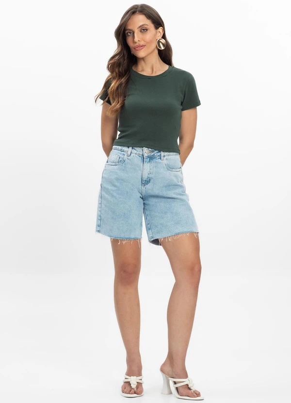 Infinita Cor - Blusa Feminina Verde 3