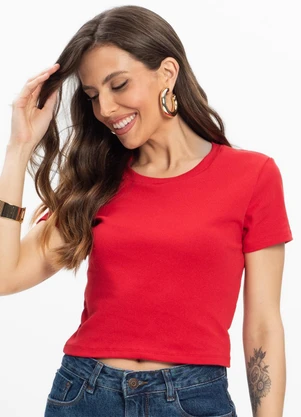 Infinita Cor - Blusa Feminina Vermelho - INFINITA COR