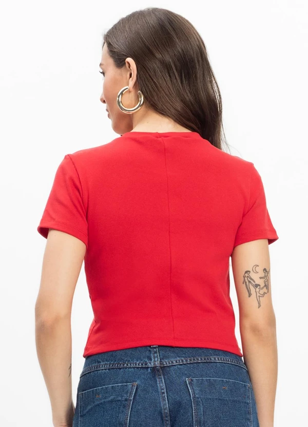 Infinita Cor - Blusa Feminina Vermelho 2