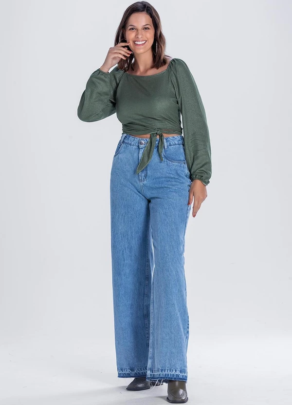 Marialícia - Blusa Feminino Verde 3