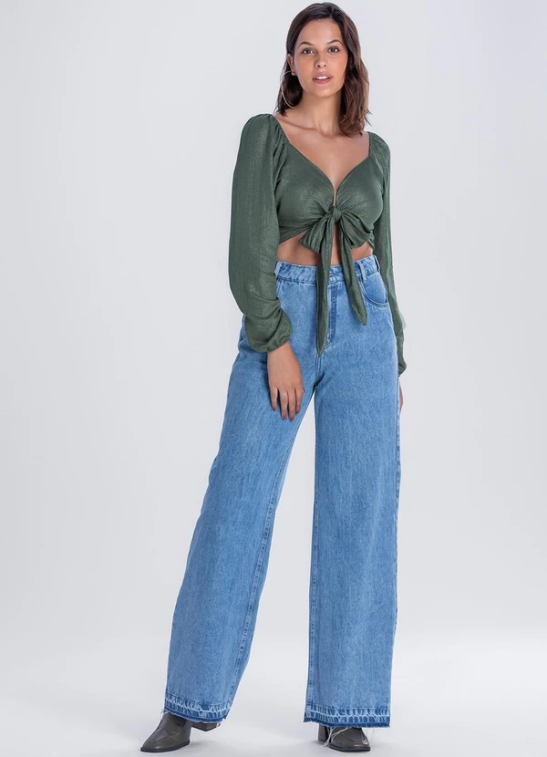 Marialícia - Blusa Feminino Verde 4