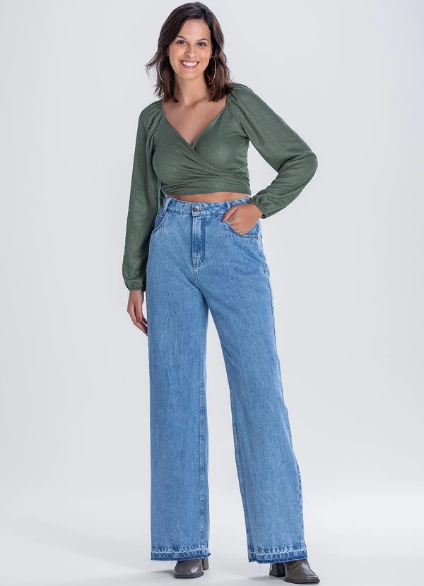 Marialícia - Blusa Feminino Verde 5