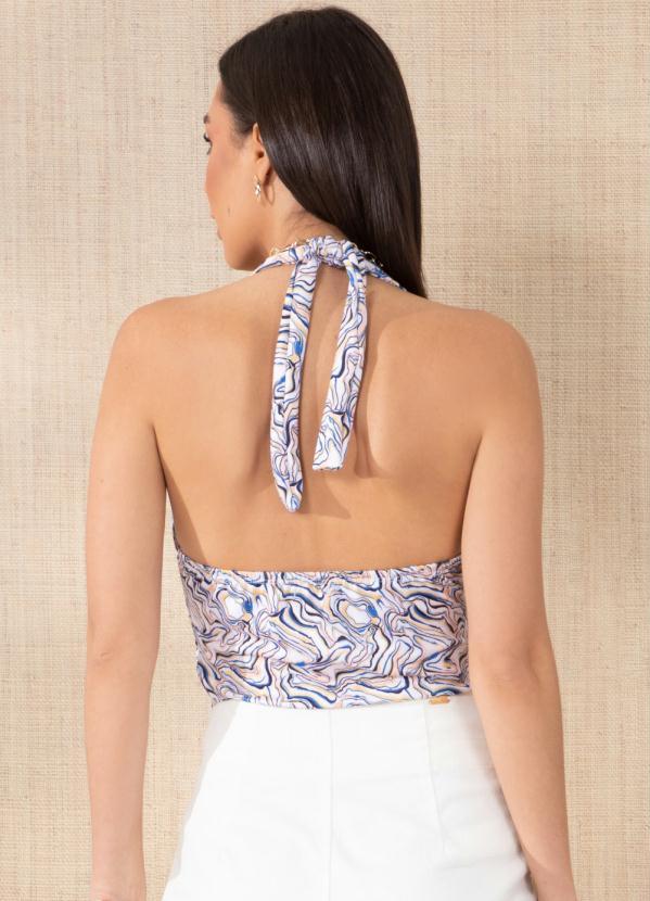 Queima Estoque - Blusa Frente Única Abestrato Color 2