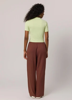 Sofie - Blusa Manga Curta em Microfibra Verde - SOFIE