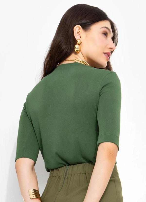 You Premium - Blusa Mc em Viscose Verde 2