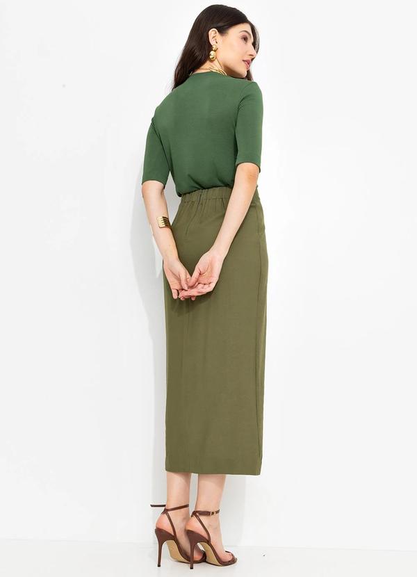 You Premium - Blusa Mc em Viscose Verde 4