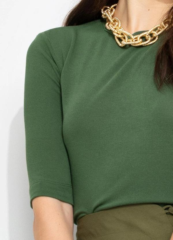 You Premium - Blusa Mc em Viscose Verde 6