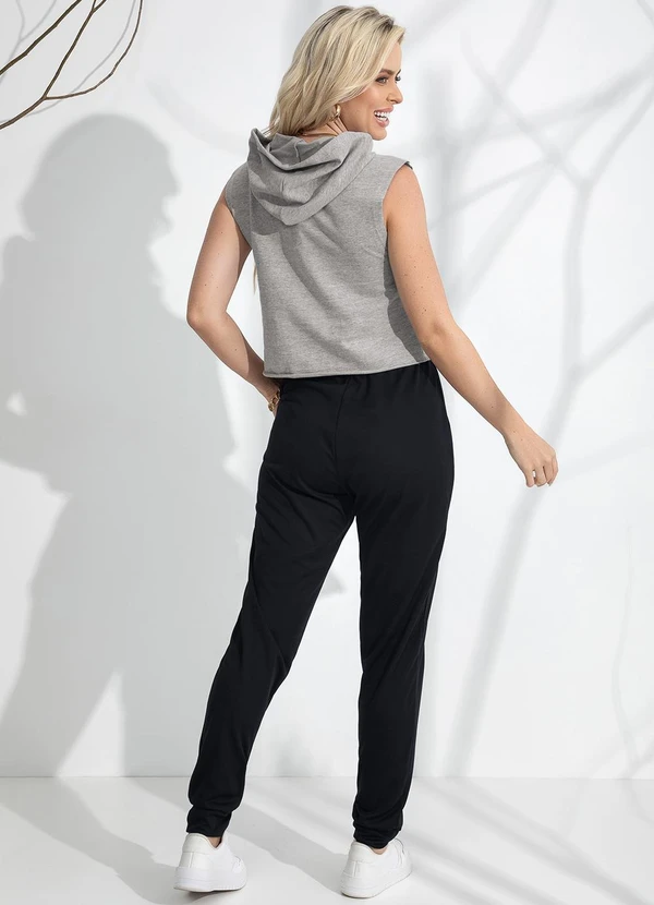 Moda Pop - Blusa Mescla Claro em Moletinho 4