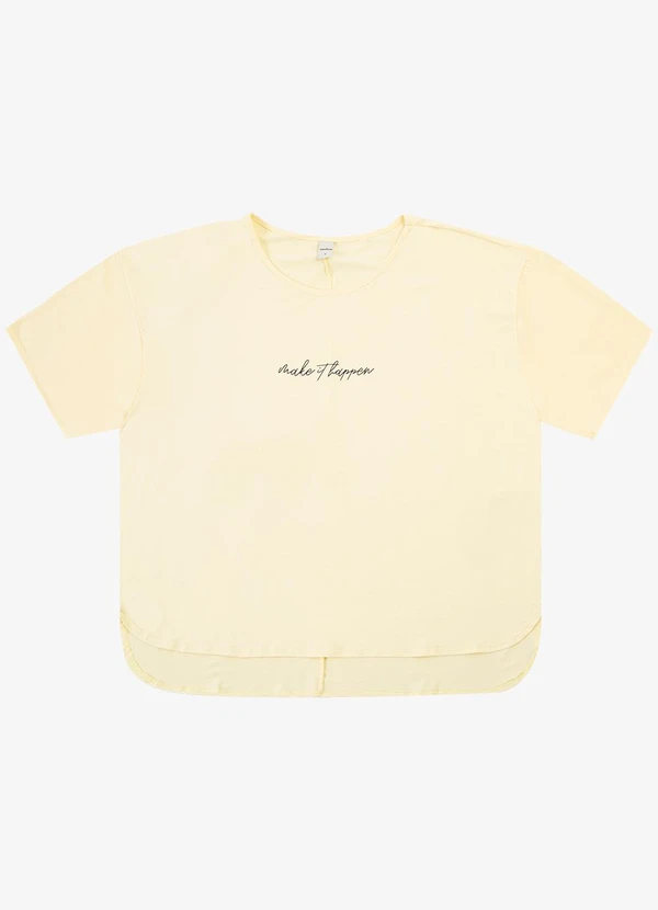 Select - Blusa Mullet Feminina Amarelo 1