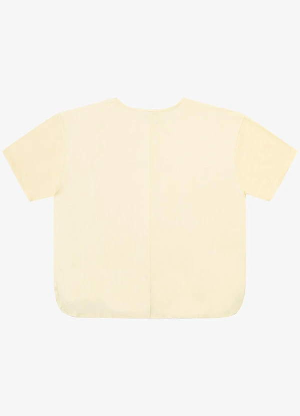 Select - Blusa Mullet Feminina Amarelo 2