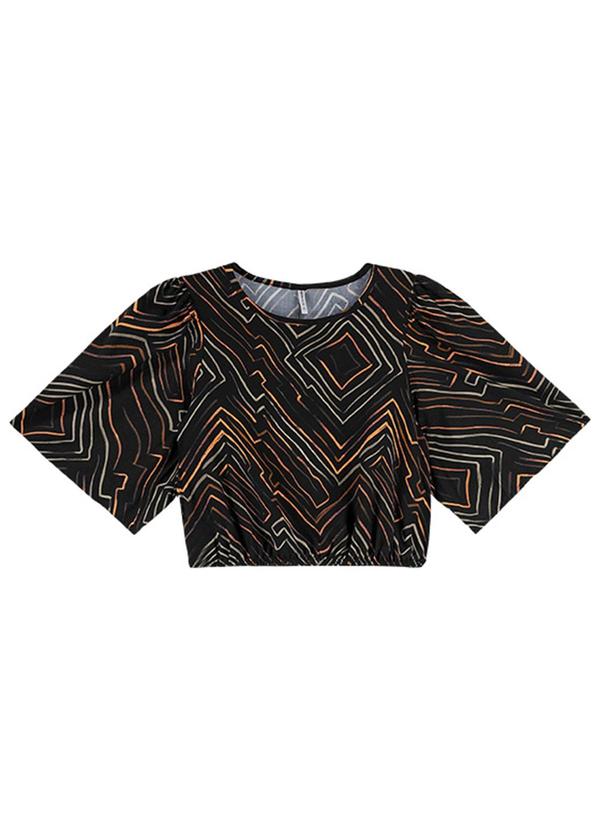Rezzato - Blusa Playful Summer Adulto Feminino Preto
