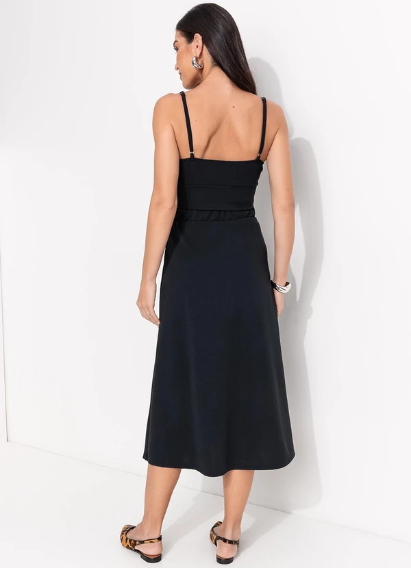 Quintess - Blusa Preto em Malha Crepe 5