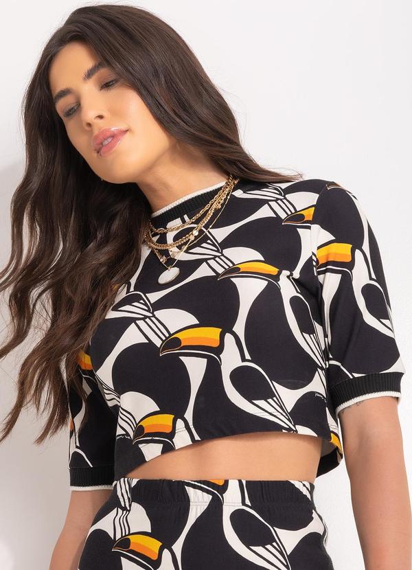 Farm - Blusa Retilínea Copatucano Preto