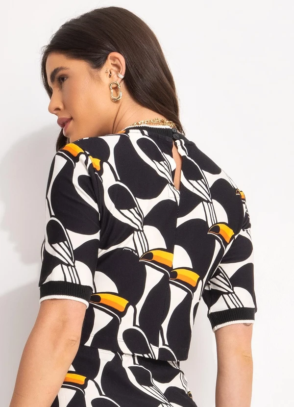 Farm - Blusa Retilínea Copatucano Preto 2