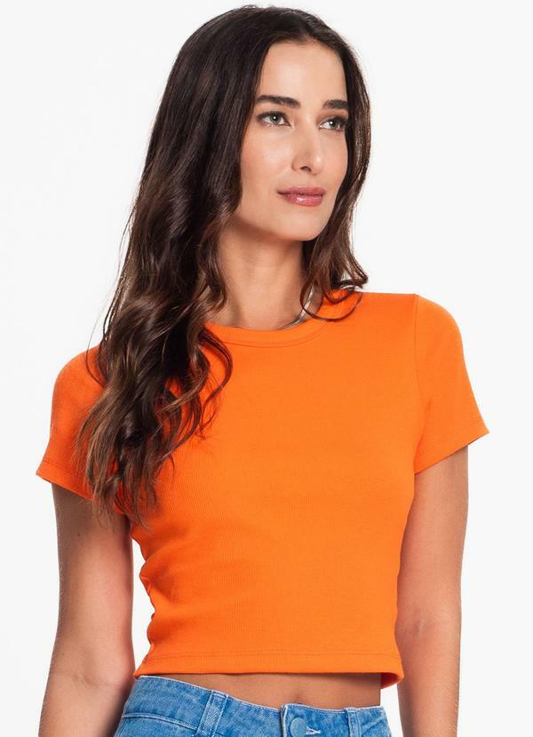 Rovitex - Blusa Ribana Feminina Laranja