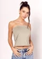 Sofie - Blusa sem Alça em Malha Microfibra Verde - variação: Verde