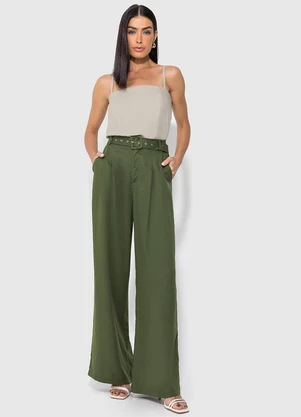 Enfim - Blusa Taupe Justa em Viscolinho - ENFIM