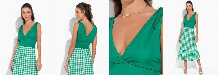Blusa Verde com Amarrao