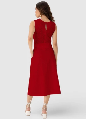 Malwee - Blusa Vermelha Cropped em Laíse - MALWEE