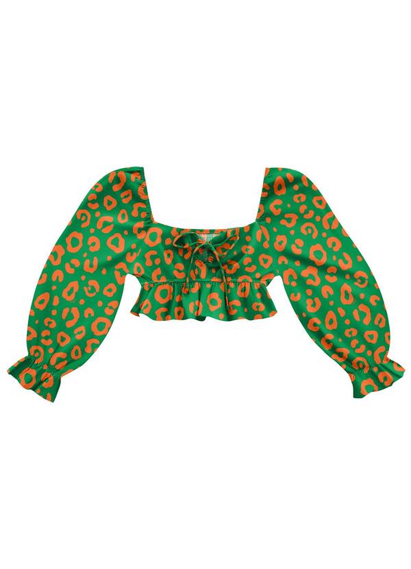Angel - Blusa Viscose  Verde 3