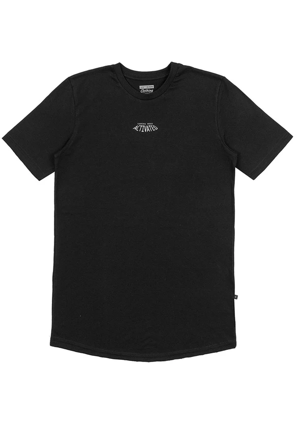Soft Bonni - Camiseta Alongada Teen Unissex Preto