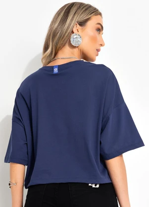 Colcci Jeans - Camiseta Cj Azul - COLCCI JEANS