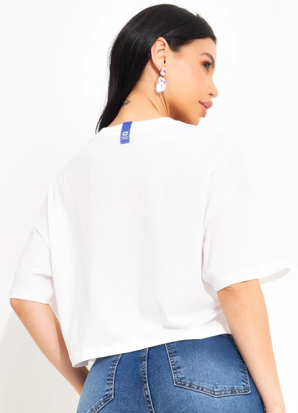 Colcci Jeans - Camiseta Cj Off White 2