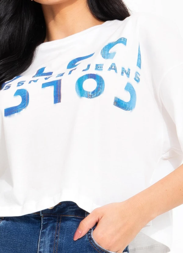 Colcci Jeans - Camiseta Cj Off White 8