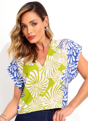 Colcci - Camiseta Estampada Bege - COLCCI