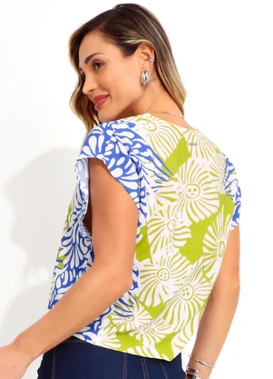 Colcci - Camiseta Estampada Bege - COLCCI